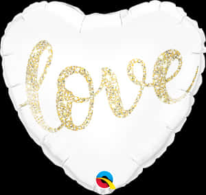 Love Glitter Gold - Foil Balloon Love Glitter Gold, HD Png Download PNG image with transparent background