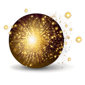 Gold Glitter Sparkle Sphere Png Ena8 PNG Image