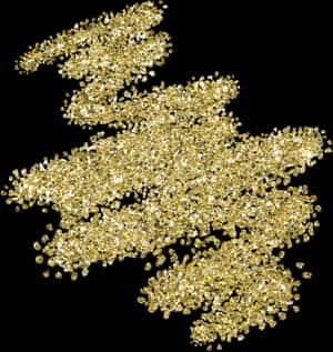 Fun And Decorative Gold Glitter Squiggleswoosh Embellishments - Transparent Silver Glitter Png, Png Download PNG image with transparent background