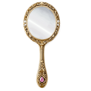 Gold Hand Mirror PNG nmh PNG
