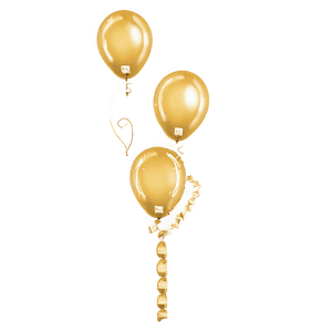 Gold Helium Balloon PNG jnn41 PNG