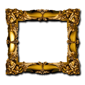 Gold Leaf Frame PNG   eno69 PNG