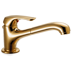 Gold Luxury Faucet Tap PNG 06262024 PNG with transparent background