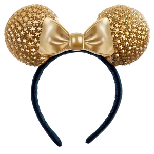 Gold Minnie Mouse Ears Png Ydn PNG Image