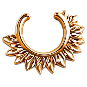 Gold Nose Ring Png Scq PNG Image