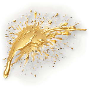 Gold Paint Splatter PNG 05042024 PNG image with transparent background