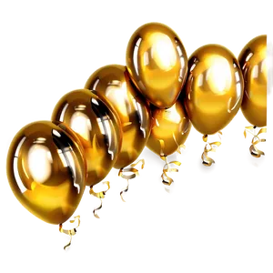 Gold Party Balloon Png Qqd68 PNG Image