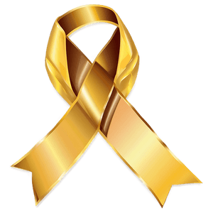 Gold Ribbon Award PNG cyx PNG with transparent background