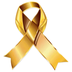 Gold Ribbon Award Png Cyx PNG Image