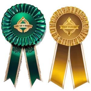 Gold Ribbon Award Png Ybq17 PNG Image