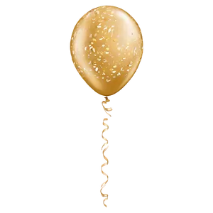 Gold Sparkle Balloon Png 24 PNG Image