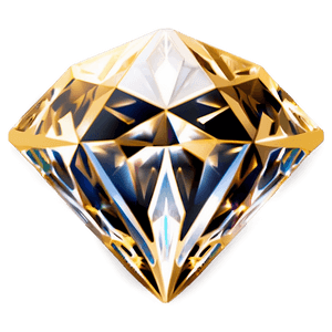 Gold Sparkle Diamond PNG 06122024 PNG
