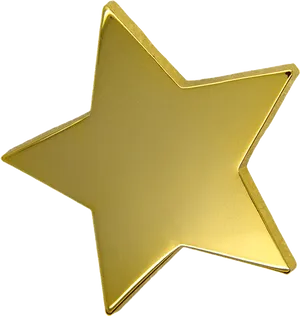 Gold Star Award Icon PNG Image