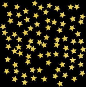 Star Gold Confetti Clip Art - Welsh Local Government Association, HD Png Download PNG