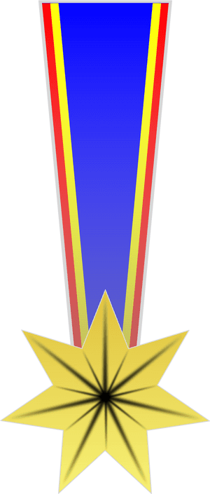 Medalla En Forma De Estrella Png, Transparent Png PNG image with transparent background