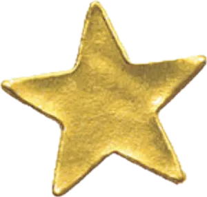 Gold Star Texture PNG Image