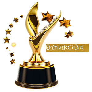 Gold Trophy Award PNG lnj2 PNG