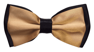 Golden Bow Tie Transparent PNG PNG with transparent background