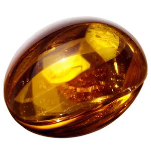 Golden Amber Bead Png 06242024 PNG Image