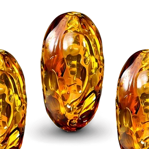 Golden Amber Bead Png Sfk28 PNG Image