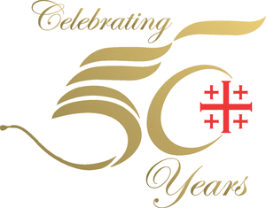 Golden Anniversary Celebration Logo PNG Image