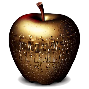 Golden Apple Icon Png Con28 PNG Image