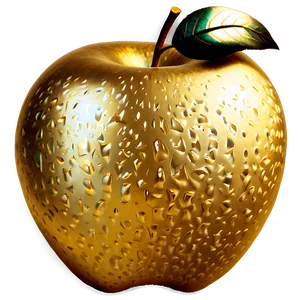 Golden Apple Pattern Png Rcy77 PNG Image