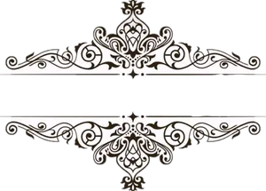 Golden Arabesque Pattern PNG Image