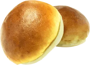 Golden Baked Buns PNG Image