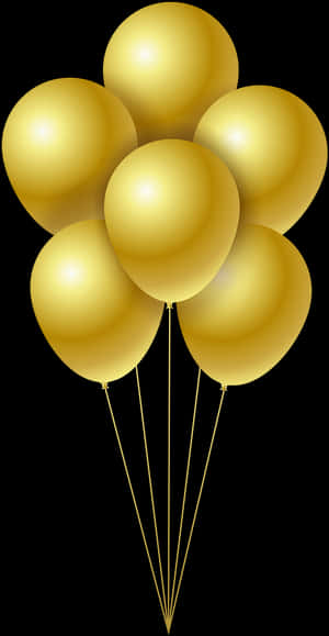 Balloons Carnival Event - Transparent Background Gold Balloons Png PNG