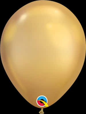 Chrome Gold, Qualatex 11' Latex Balloon - Ballon Gold PNG