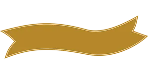 Golden Banner Ribbon Black Background PNG Image