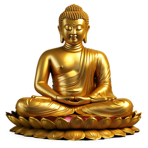 Golden Buddha PNG 06262024 PNG with transparent background