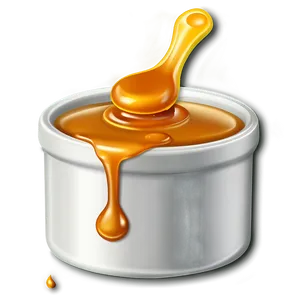 Golden Caramel Sauce Png 22 PNG Image