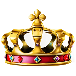 Golden Cartoon Crown Png 29 PNG Image