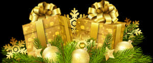 Christmas Gifts Decoration Transparent Png Clip Art - Transparent Background Christmas Gift Png, Png Download PNG