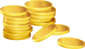 Stack Of Coins Png, Transparent Png PNG