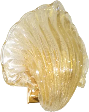 Golden Conch Door Knob PNG Image