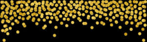 Gold Confetti Backgrou - Pumpkin Gender Reveal Invitations, HD Png Download PNG