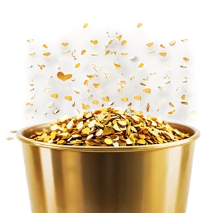 Golden Confetti Bliss Png Snp80 PNG Image