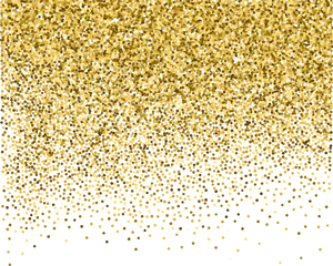 Golden Confetti Cascade Background PNG Image