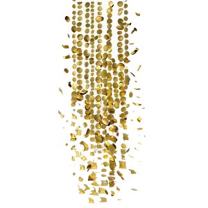 Golden Confetti Cascade Png Nqv PNG Image