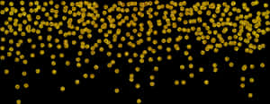 Gold Sparkles Png - Gold Confetti Border Png, Transparent Png PNG