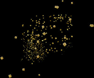 #lucymy #oro #confetti #ohlala #wow #gold #glitter - Illustration, HD Png Download PNG