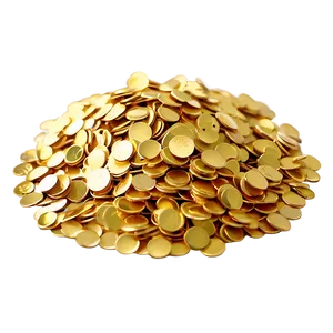 Golden Confetti Delight Png 47 PNG Image