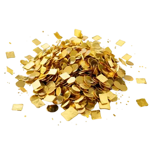 Golden Confetti Euphoria Png Yab PNG Image