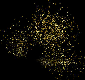 Gold Confetti Png, Transparent Png PNG