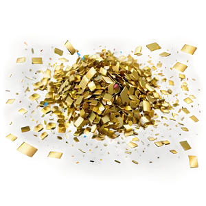 Golden Confetti Fantasy Png Oes57 PNG Image