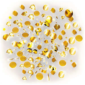 Golden Confetti PNG ivd42 PNG image with transparent background