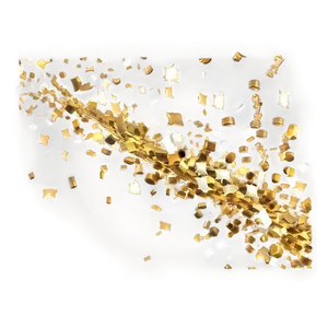 Golden Confetti Spectacle Png Yxh90 PNG Image